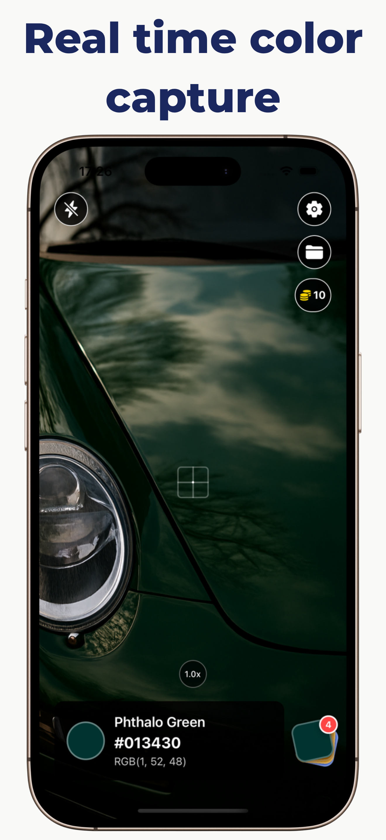 Color Picker on an iPhone home screen