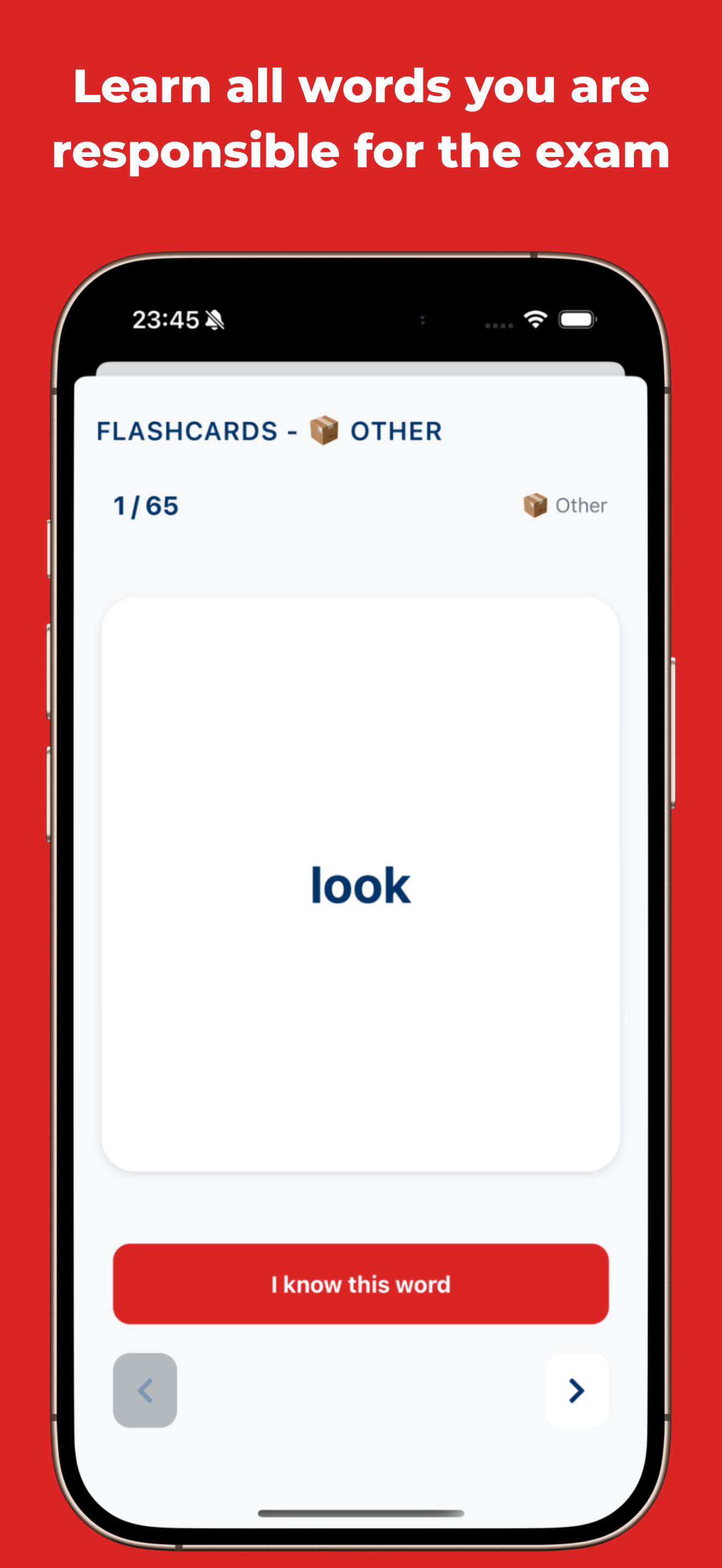 A practice session in IELTS A1 to C2: Flashcards